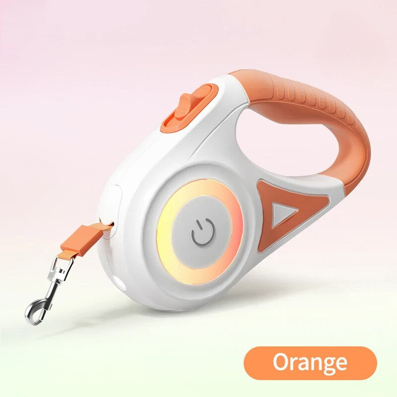 LumoPaw™ LED Retractable Dog Leash