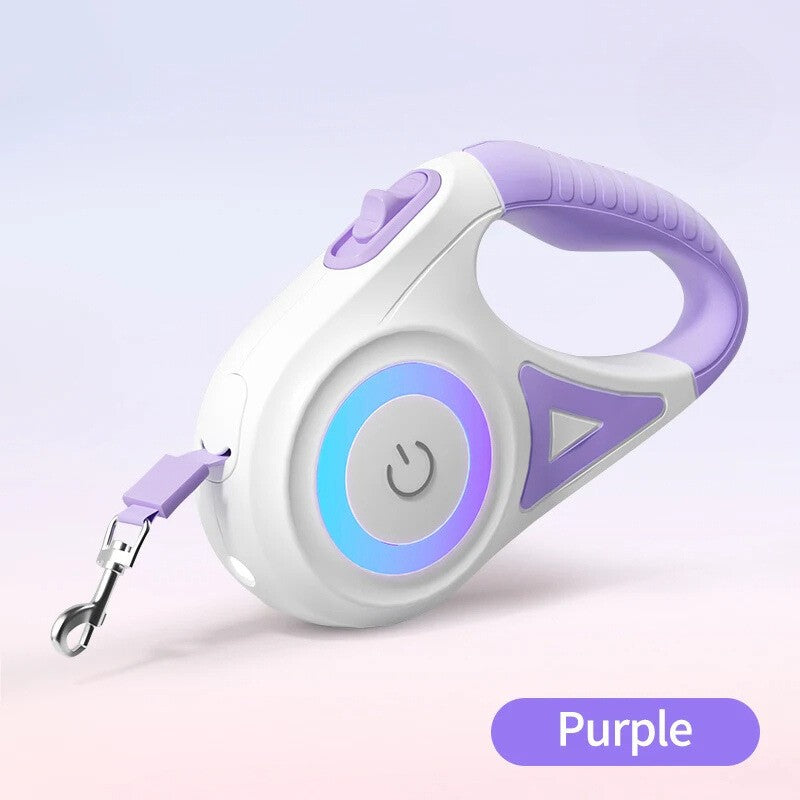 LumoPaw™ LED Retractable Dog Leash