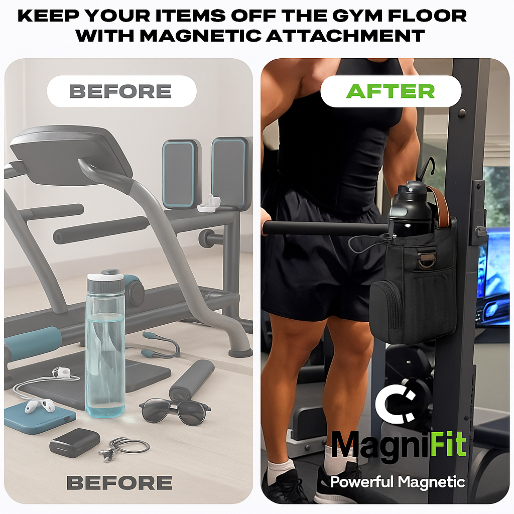 MagniFit™ – The Magnetic Gym Bag That Sticks With You