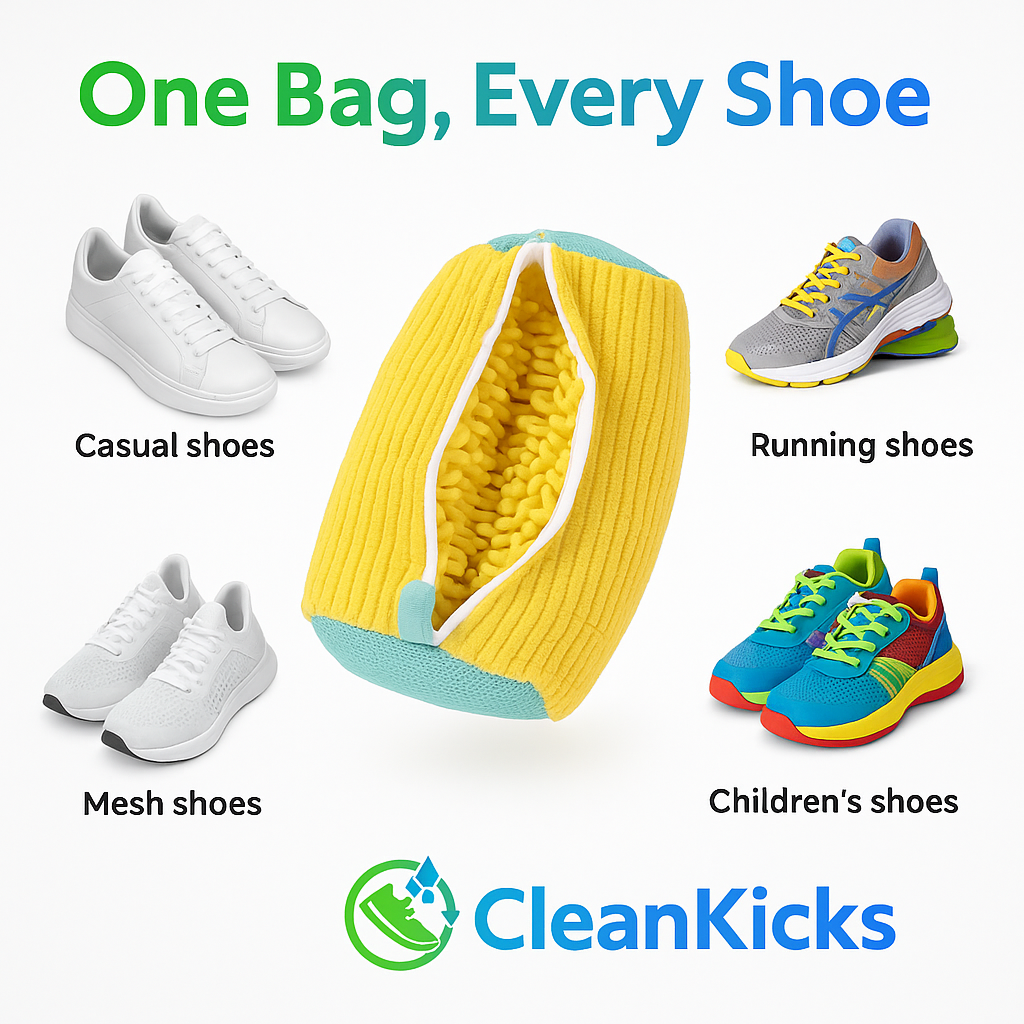 CleanKicks™ - Shoe Washing Machine Bag