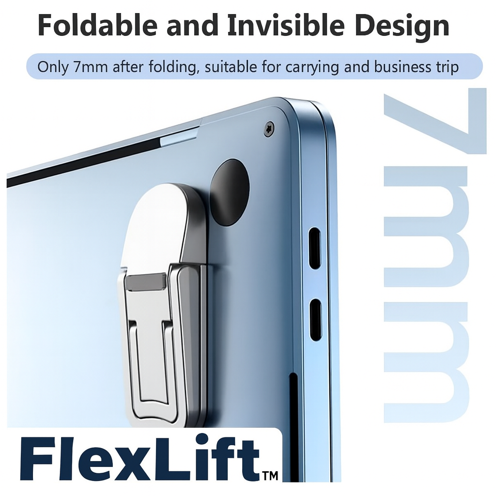 FlexLift™ – Foldable & Portable Laptop Stand