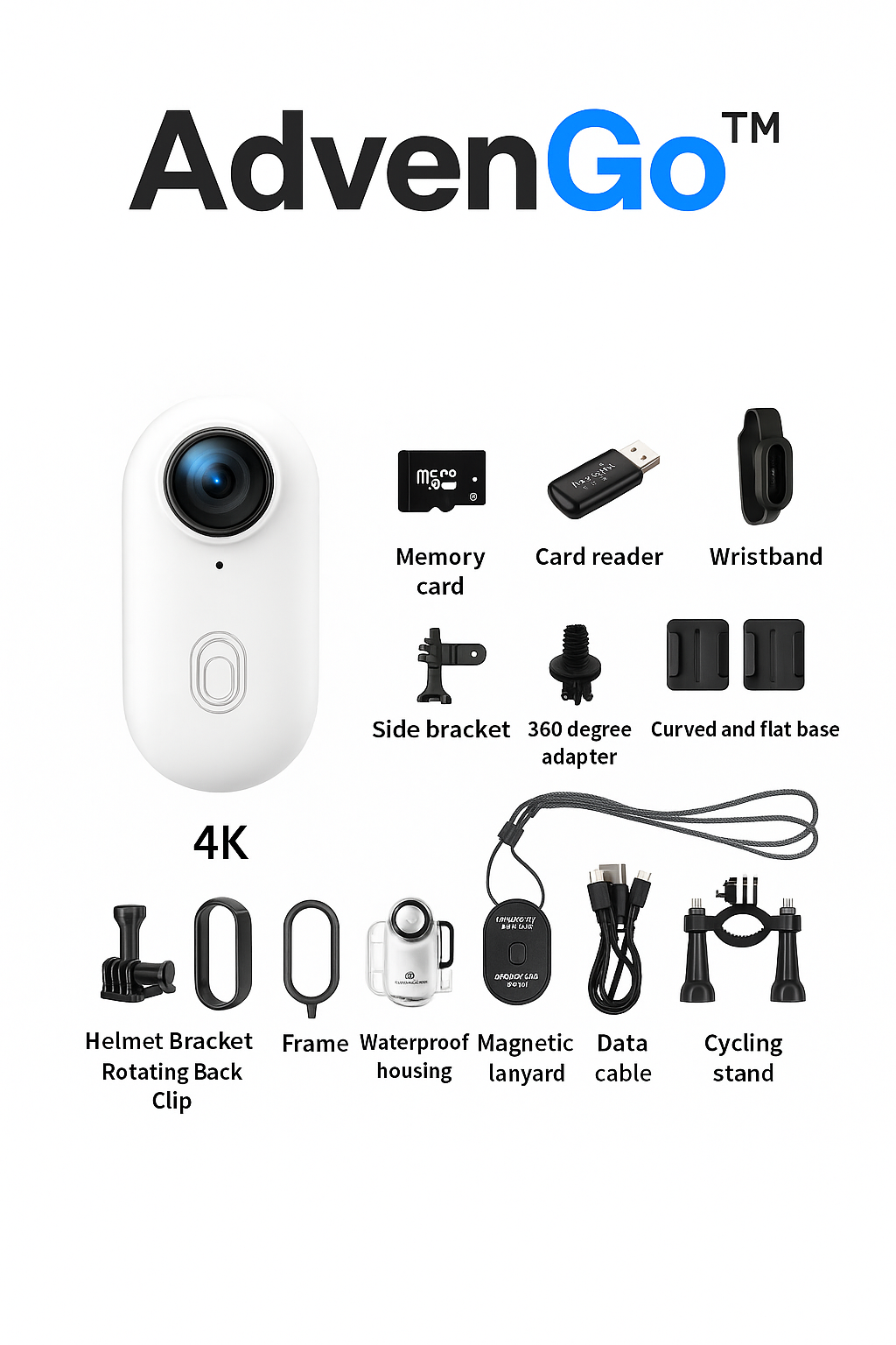 AdvenGo™ -4K Thumb Action Camera