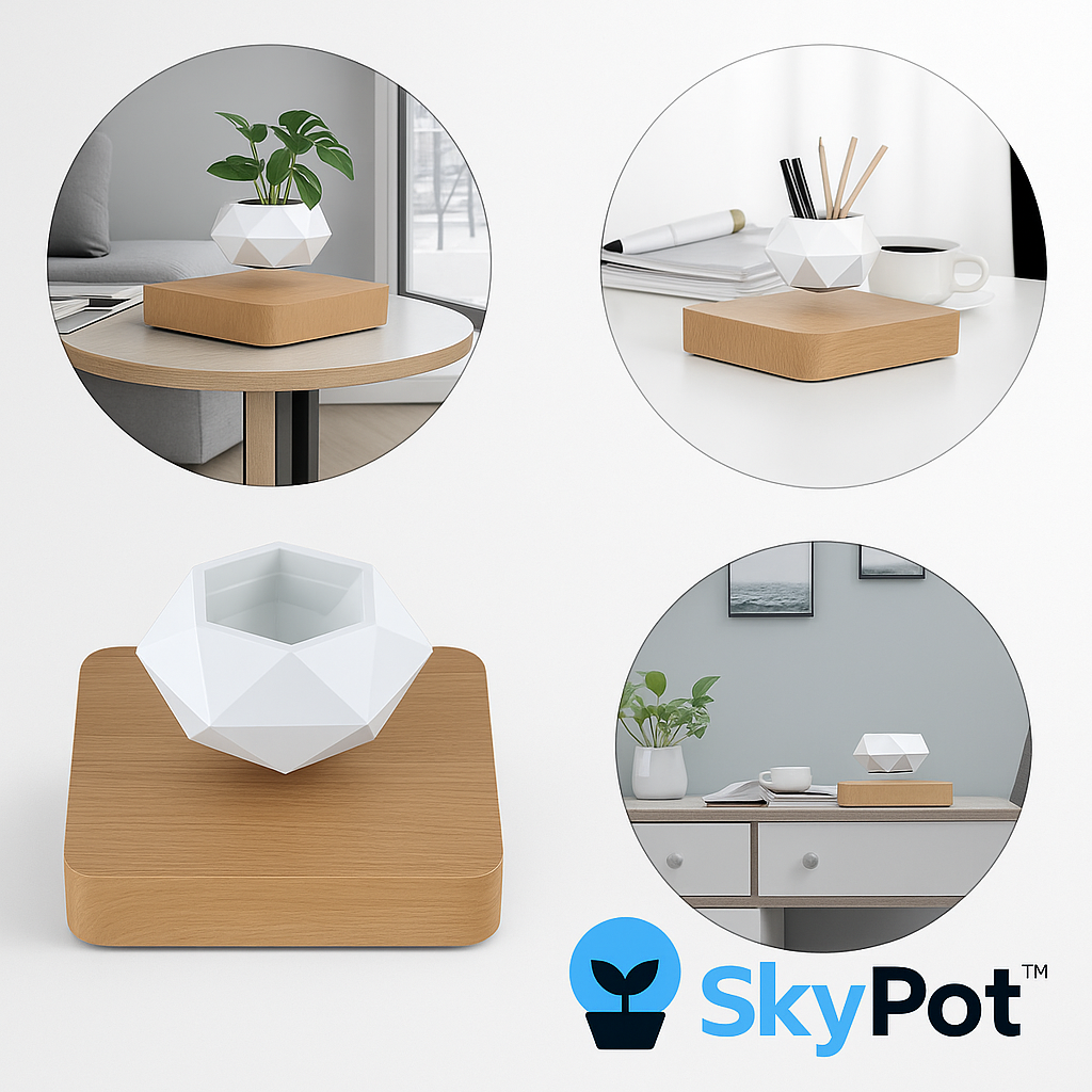 SkyPot™ – The Levitating Flower Pot