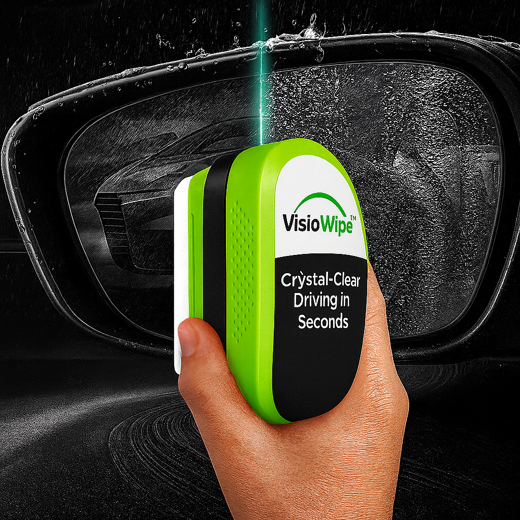 VisioWipe™ – Premium Oil Film & Fog Remover for Crystal-Clear Driving