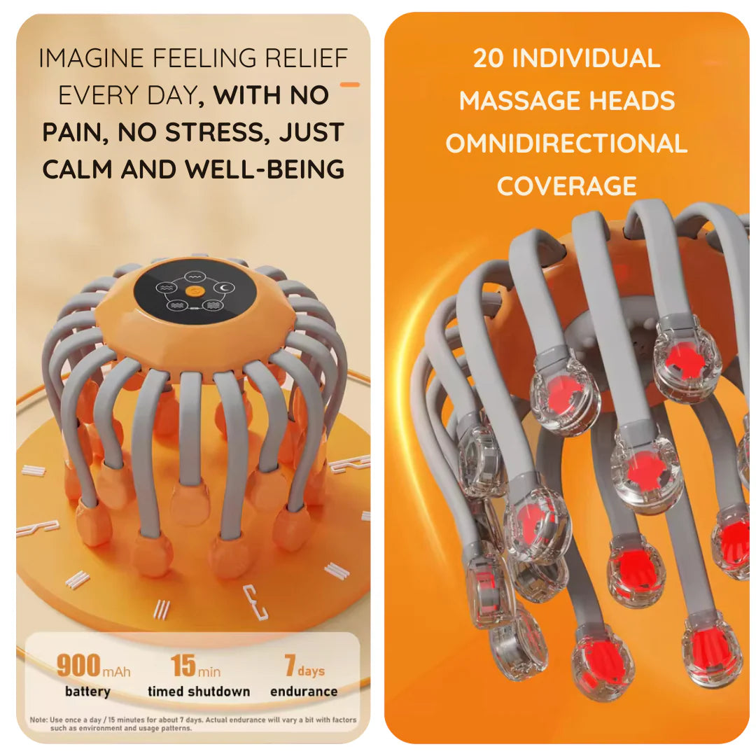 Neurova™ Smart Head Massager – Migraine & Stress Relief