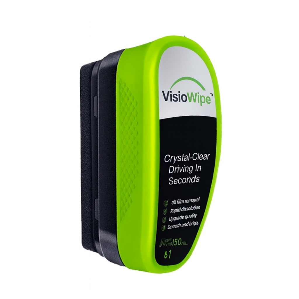 VisioWipe™ – Premium Oil Film & Fog Remover for Crystal-Clear Driving