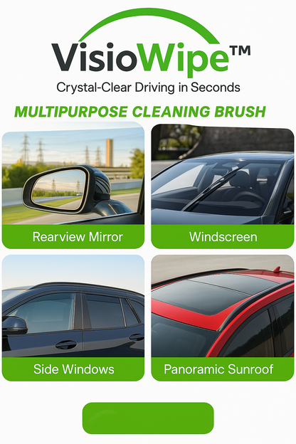 VisioWipe™ – Premium Oil Film & Fog Remover for Crystal-Clear Driving